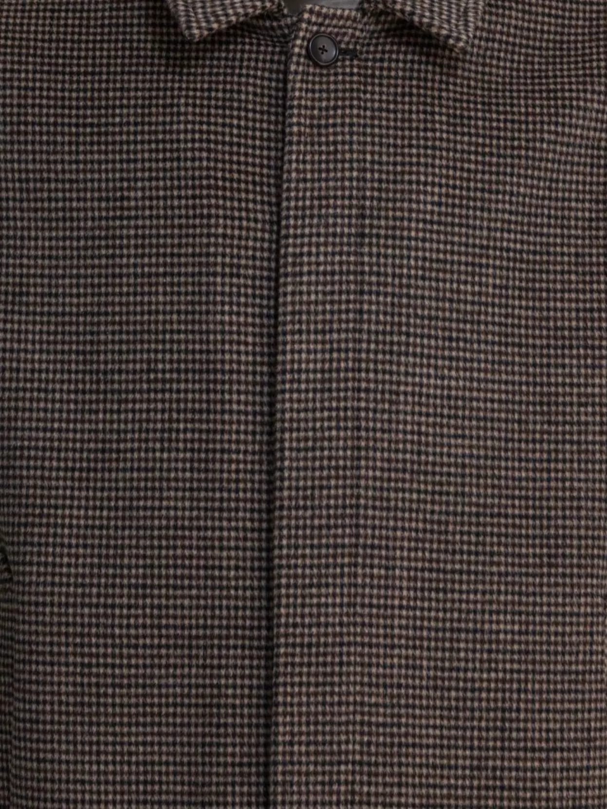 Vince Checkered Long Sleeve Collared Jacket