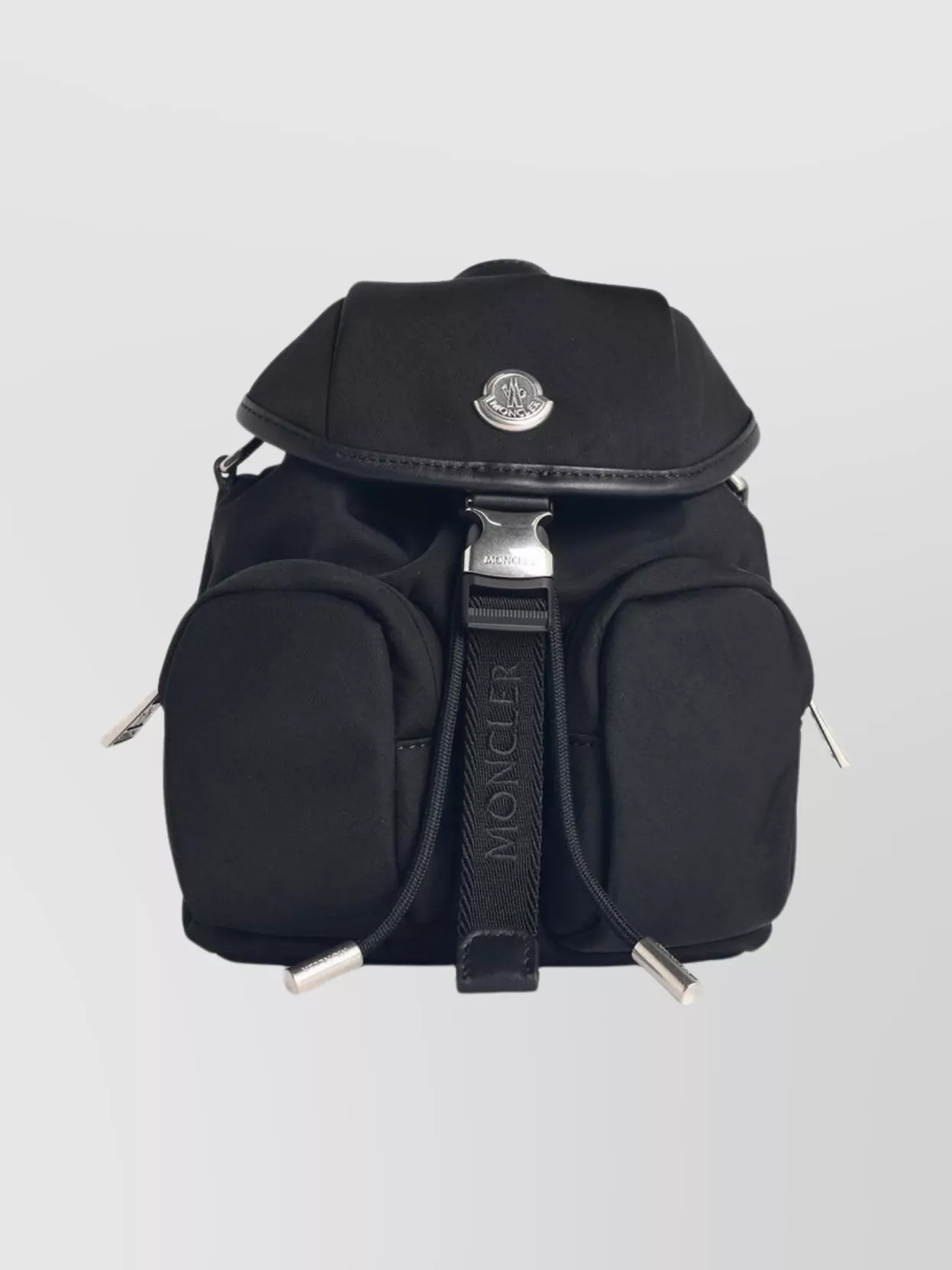 Moncler Mini Crossbody Bag Adjustable Straps In Black