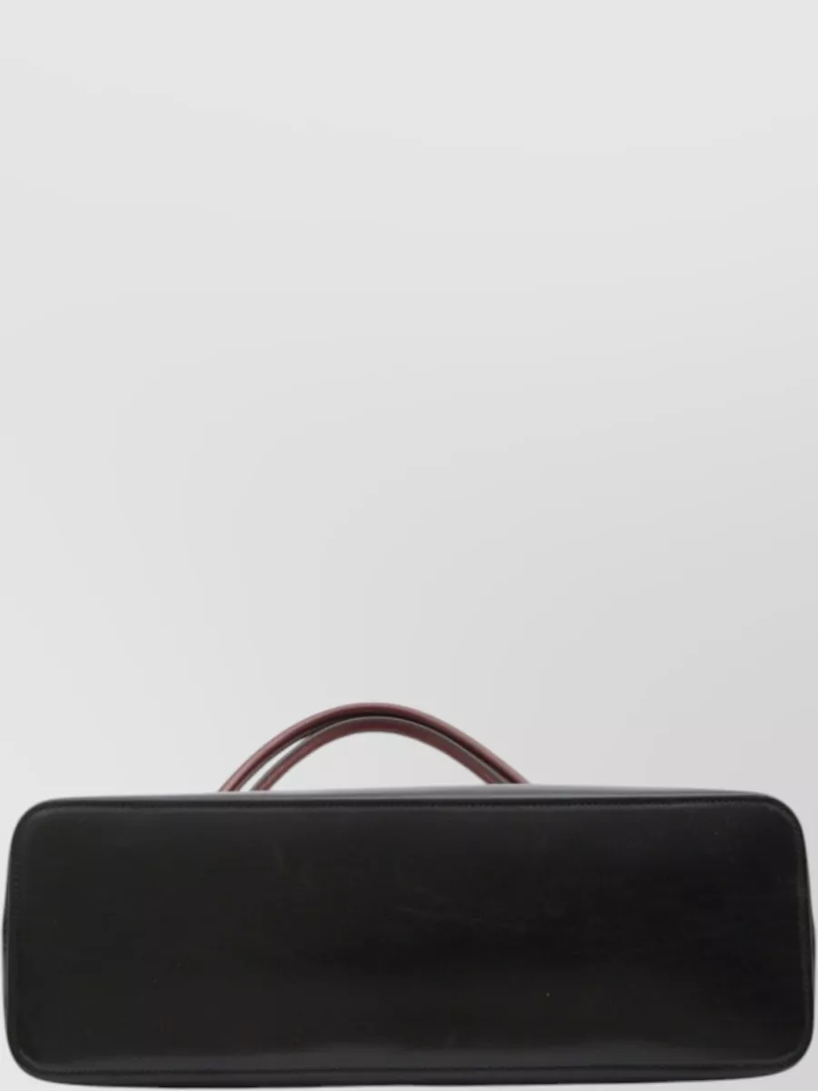 Versace La Medusa Leather Shoulder Bag