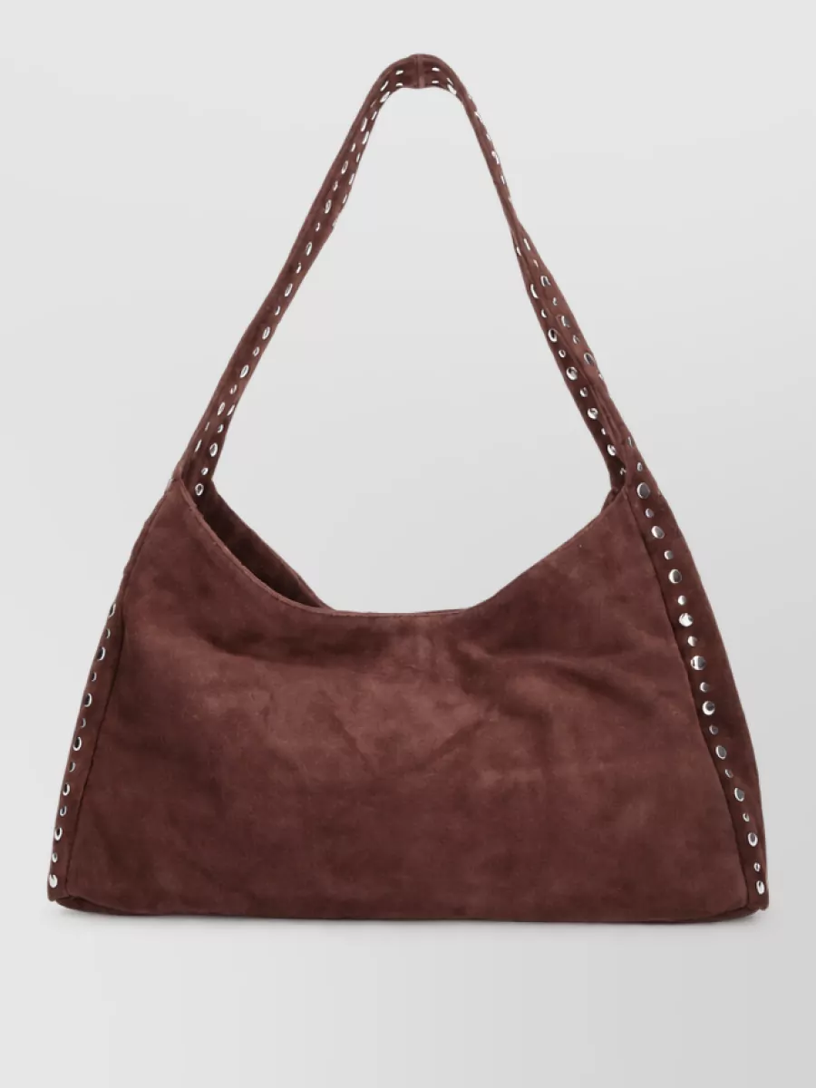 Gimaguas Suede Leather Maxi Tote Bag