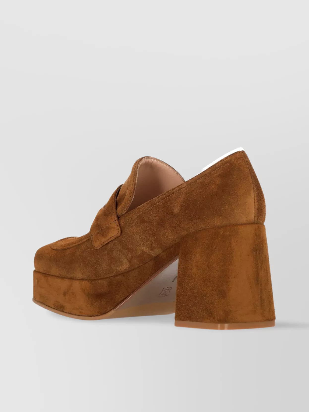 Gianvito Rossi Penny Bar Heeled Loafer
