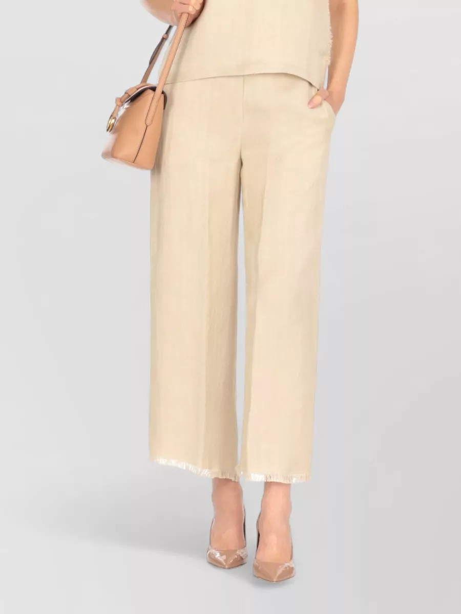 Antonelli Firenze Fringed Sleeveless Blouse