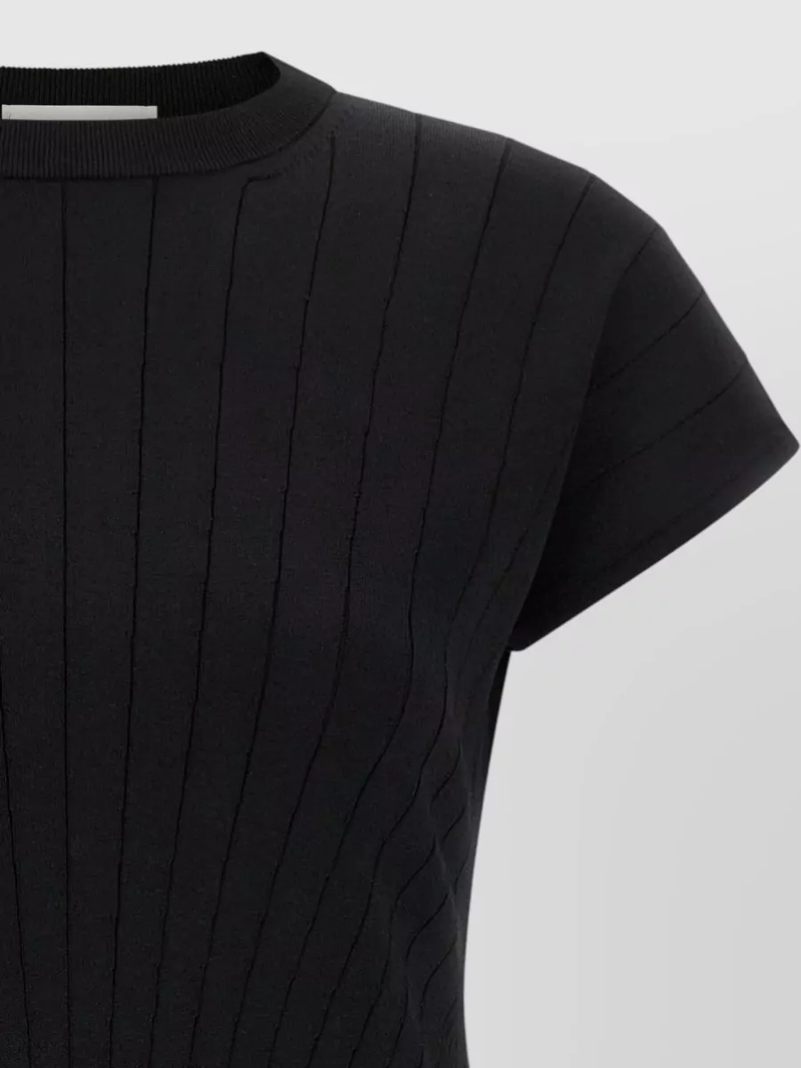 Sportmax Fine-Knit Jacquard Mini Dress