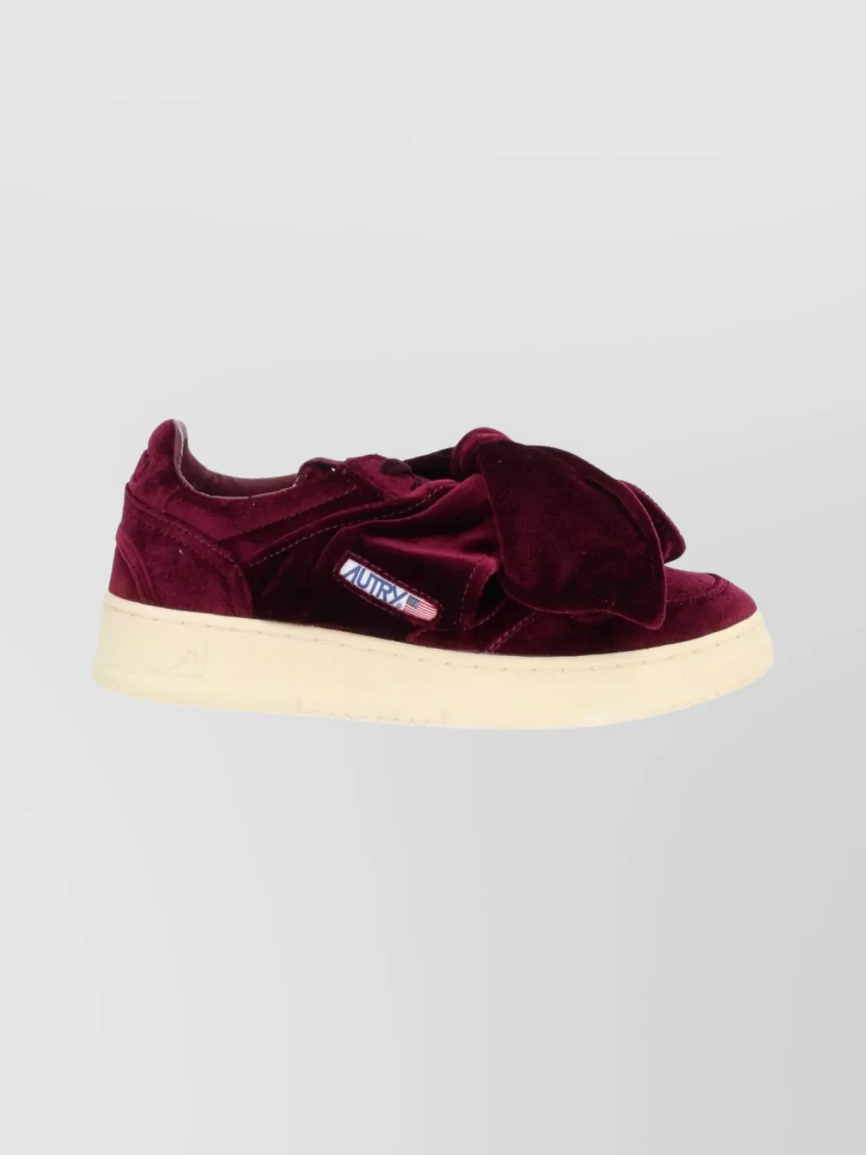 Autry velvet low-top sneakers