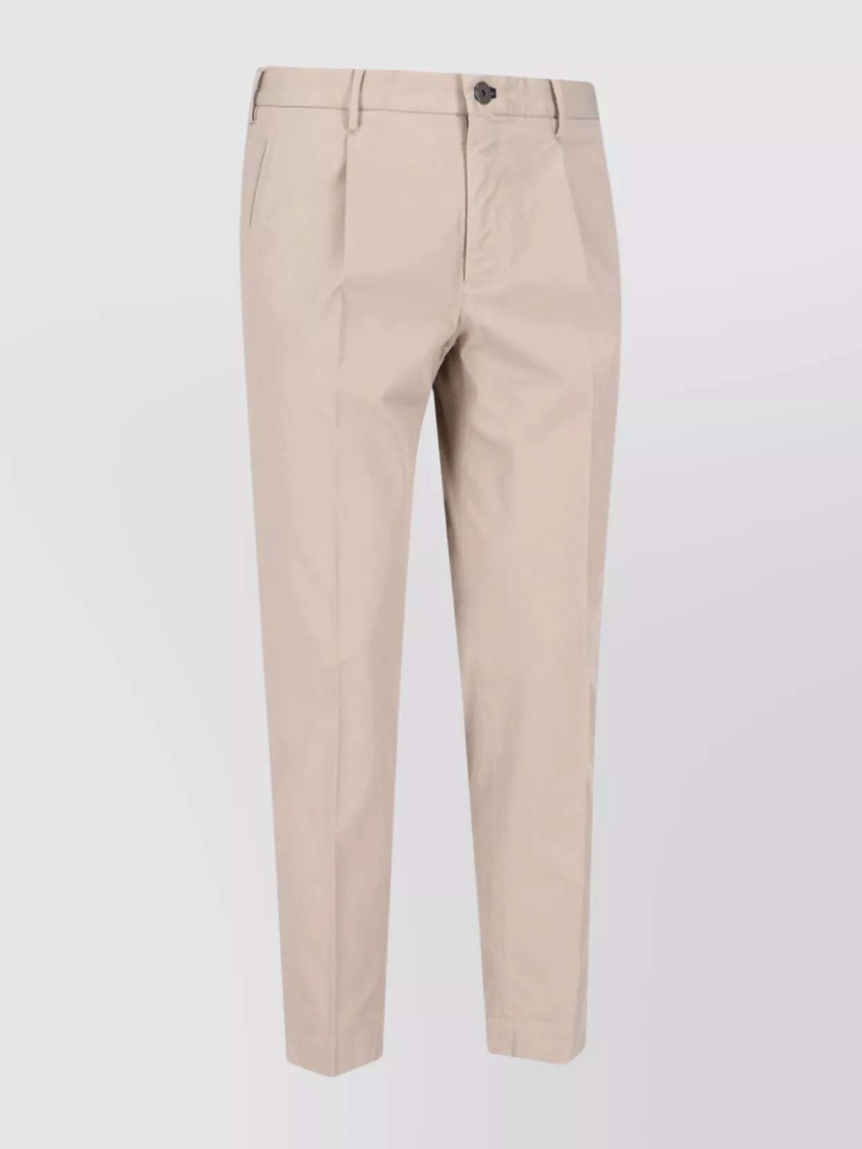 Incotex Straight Trousers With Button Detail And Pockets