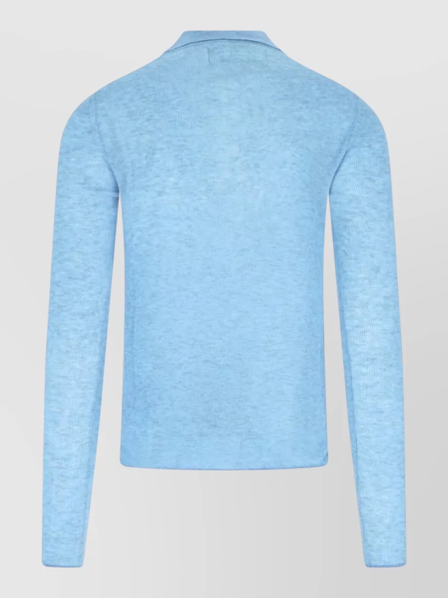 Erl Wool Crewneck Polo Shirt