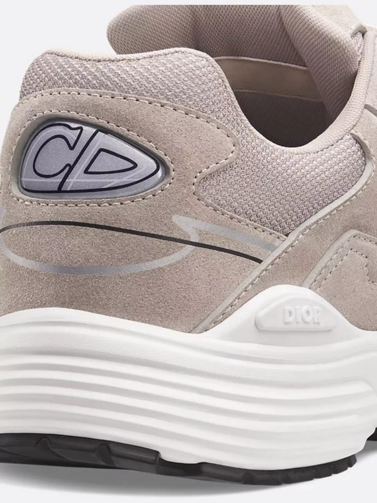 Christian Dior Mesh Panel Rubber Sole Sneakers