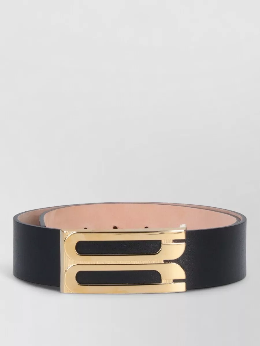 Victoria Beckham Adjustable Length Belts Smooth Finish Design