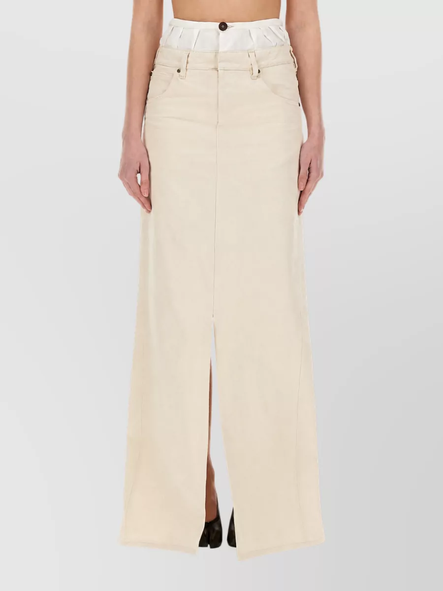 Maison Margiela Cotton High-Rise Skirt
