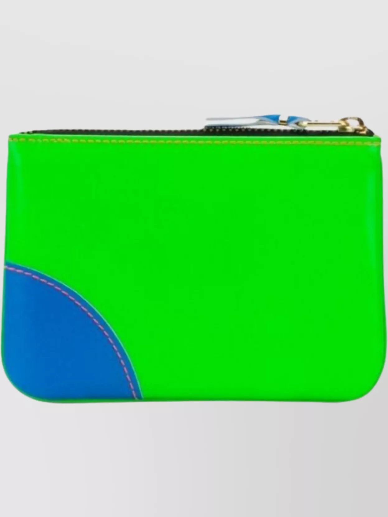Comme Des Garçons Color Block Wallet Featuring Fluo