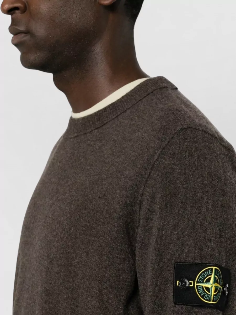Stone Island Fine-Knit Virgin Wool Sweater
