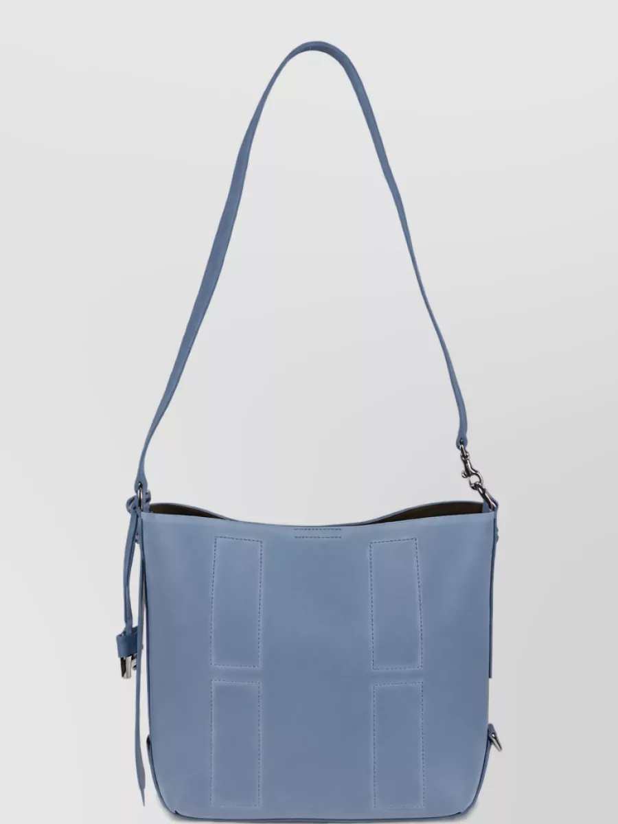 Hogan h-hobo small leather shoulder bag