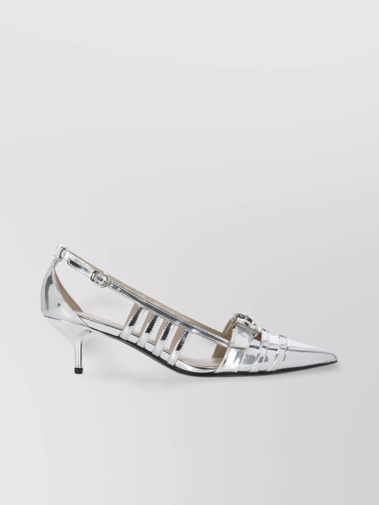 Pinko Metallic Arrow Toe Sandals