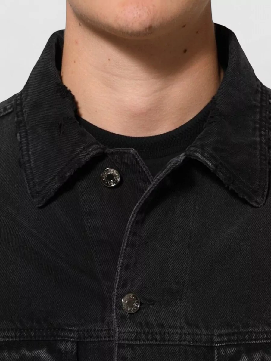 Dolce&Gabbana Denim Single Breasted Coat
