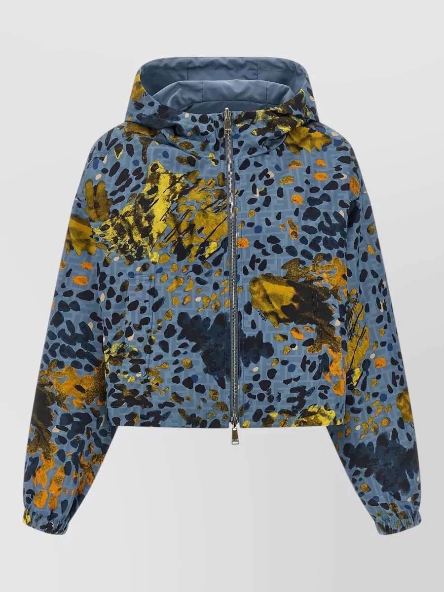Fendi Reversible cropped bomber jacket