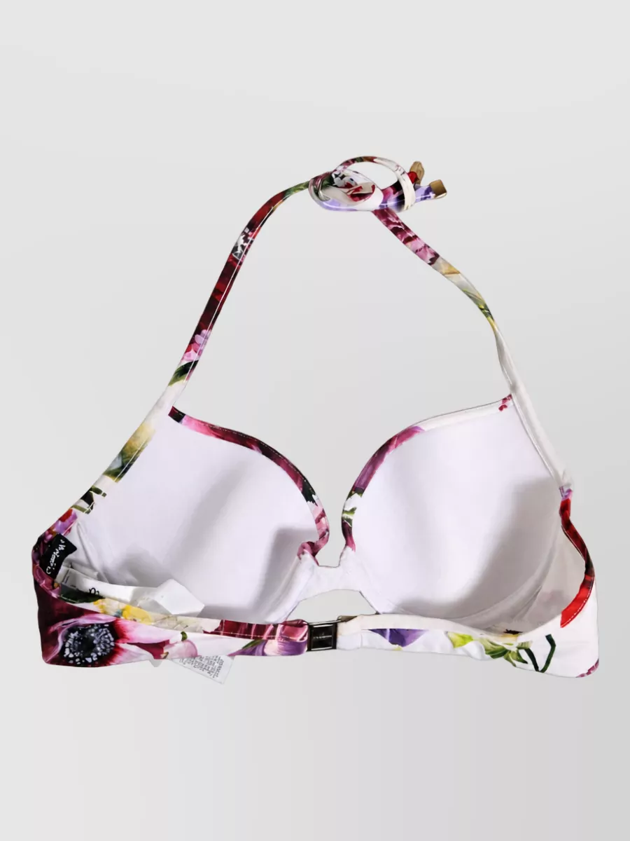 Dolce&Gabbana Floral-Print Bikini Top