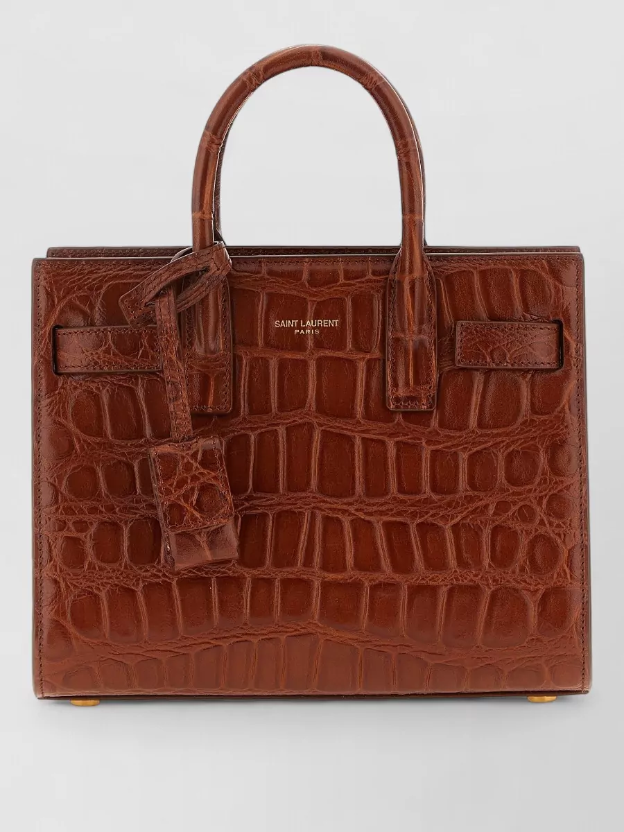 Saint Laurent Sac De Jour Nano Leather Tote Bag
