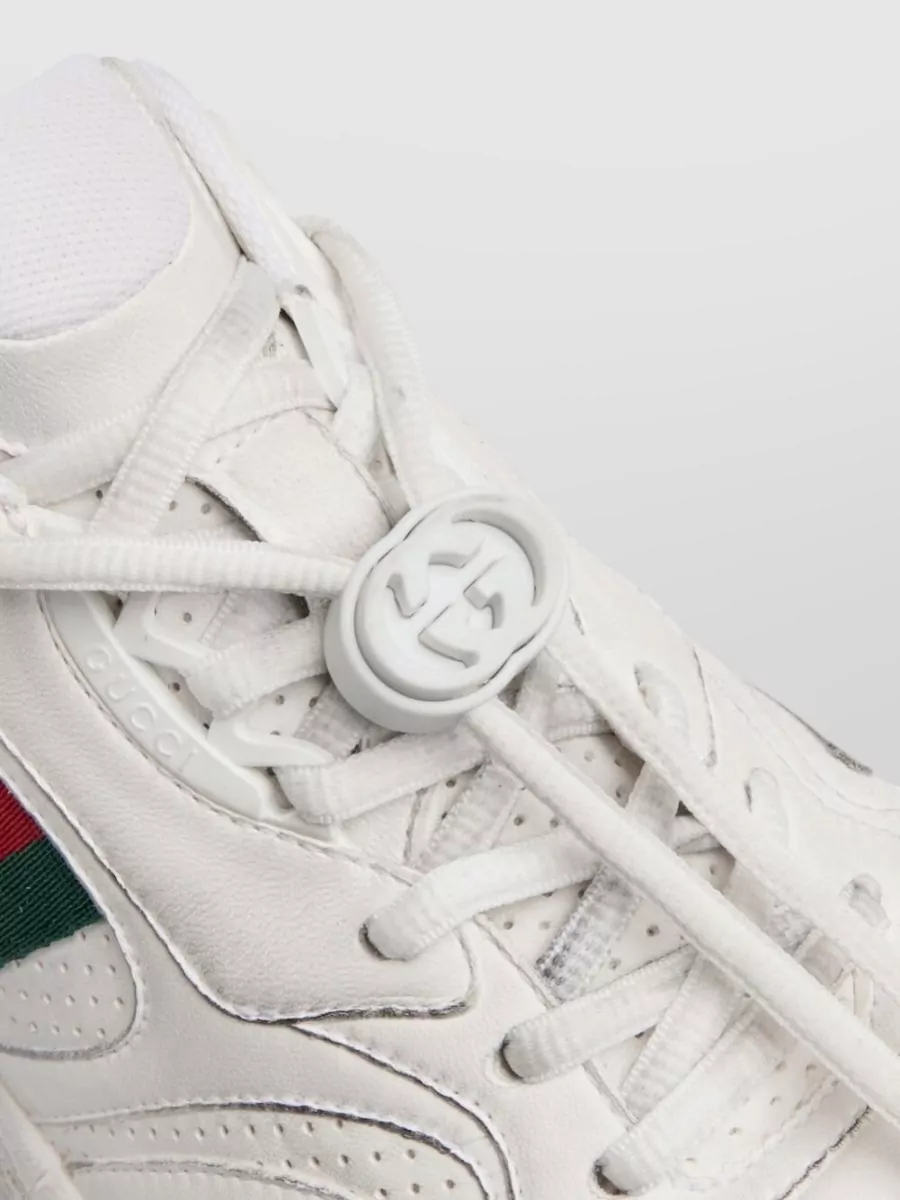 Gucci Leather Low-Top Sneakers