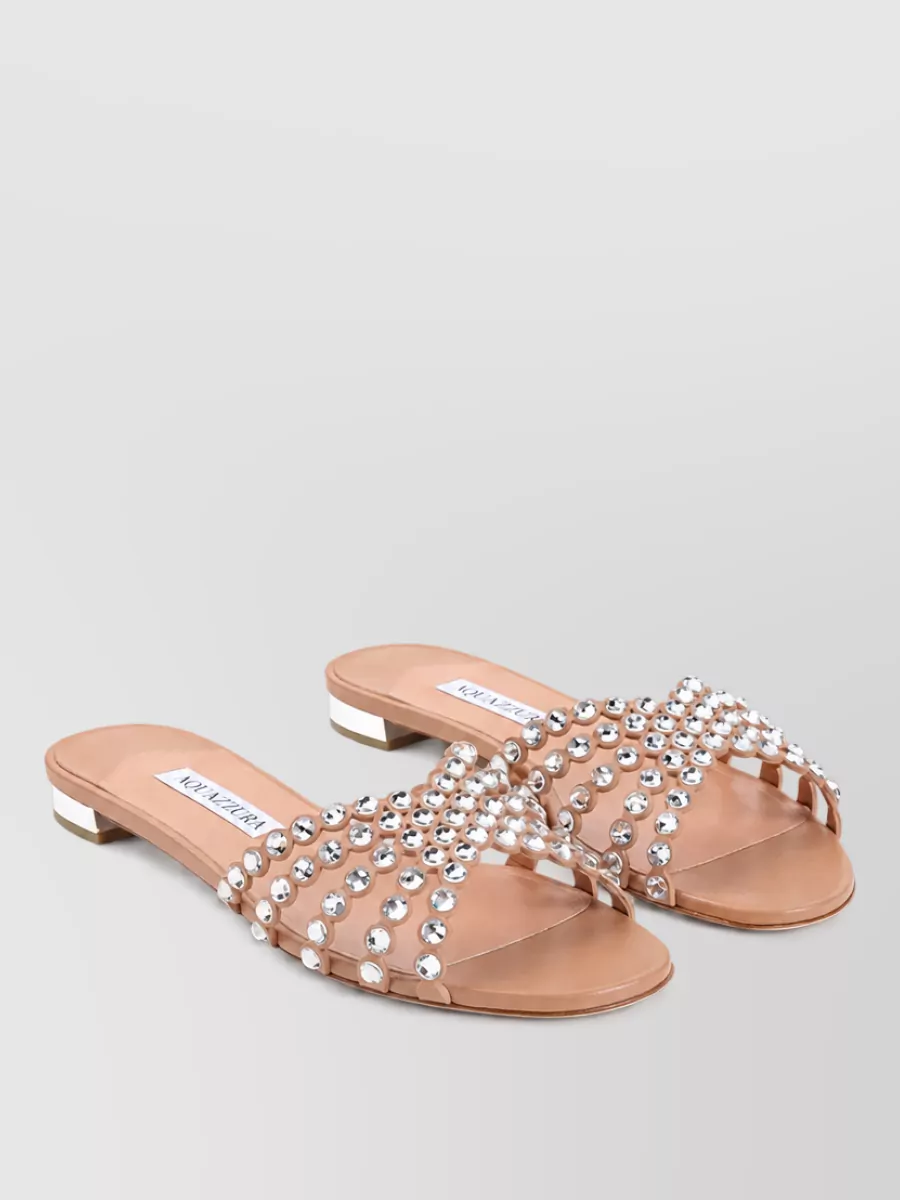 Aquazzura leather mules