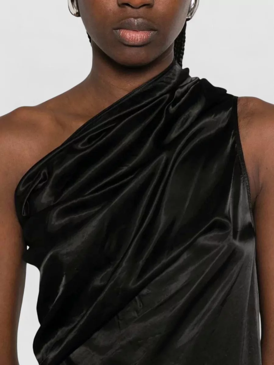 Rick Owens Athena Arrowhead One Shoulder Midi Dress