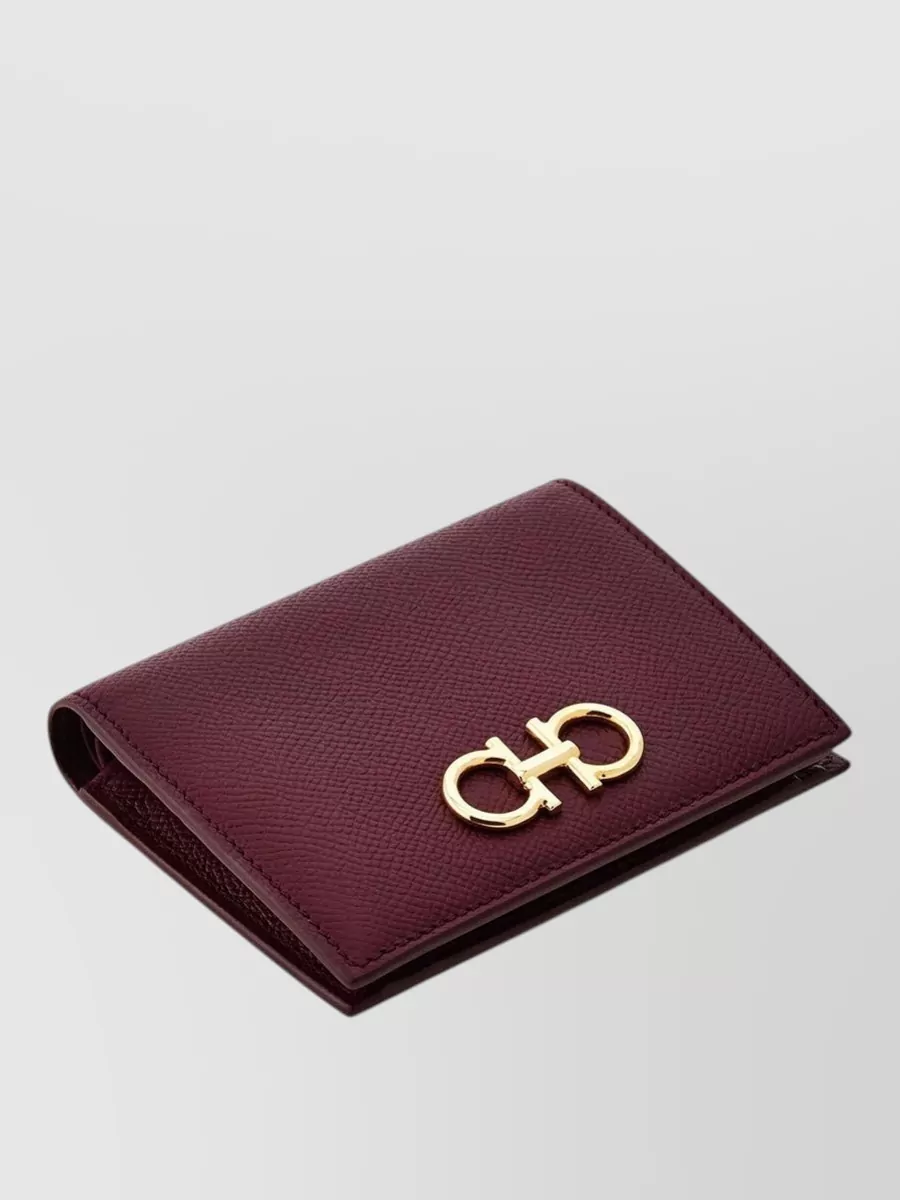 Ferragamo Leather Compact Wallet