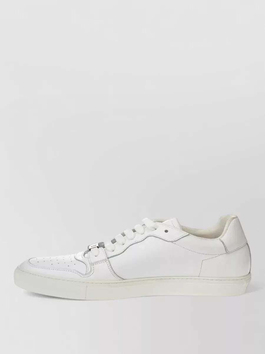 Roberto Cavalli Leather Lace-Up Sneakers