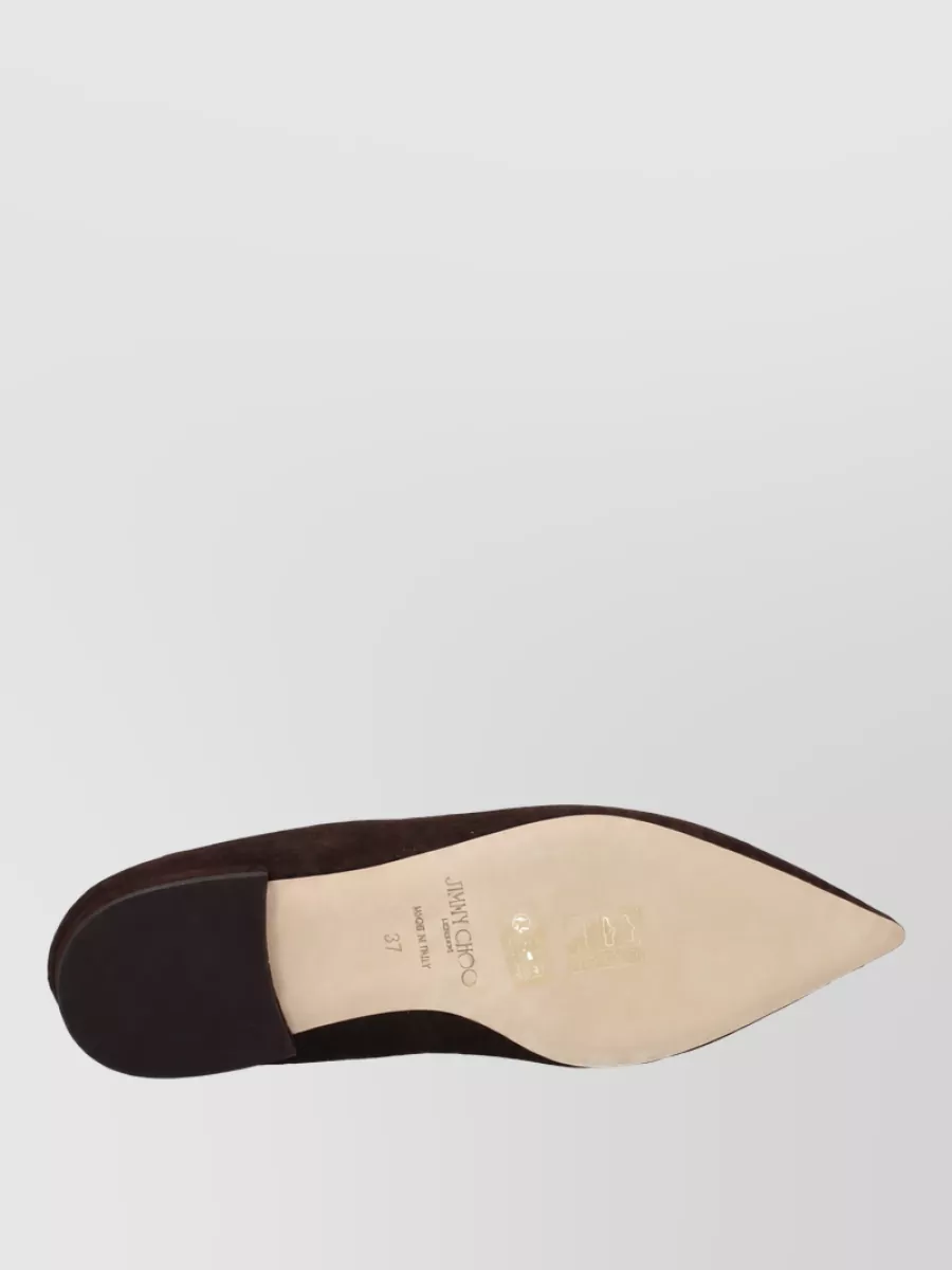 Jimmy Choo Suede Ballet Flats