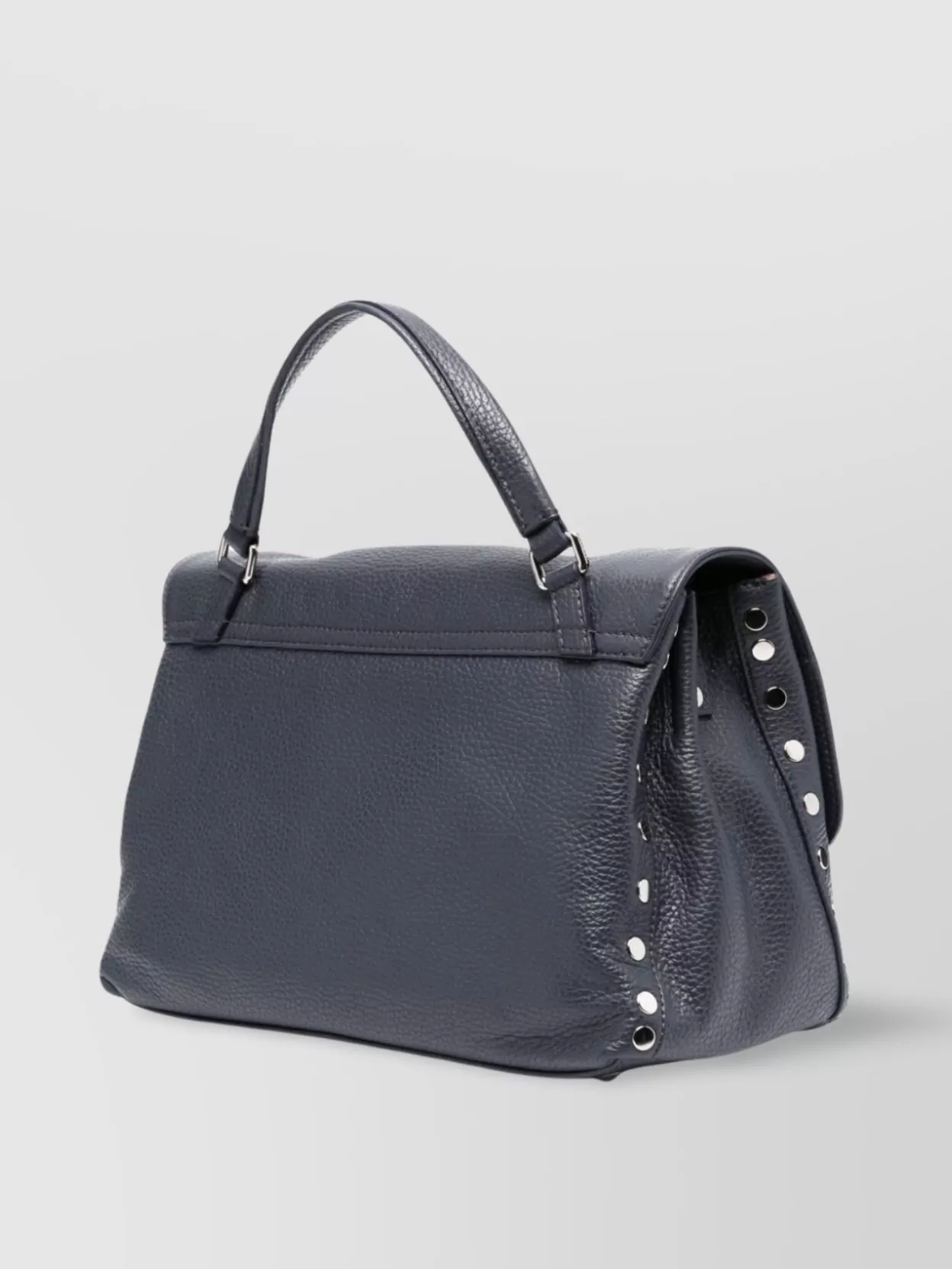 Zanellato Shoulder Bag With Stud Embellishment And Top Handle