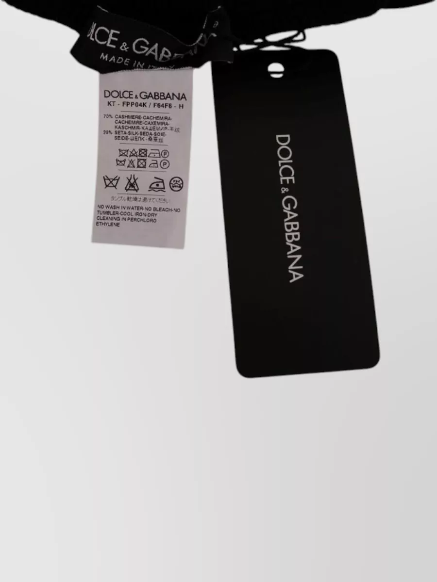 Dolce&Gabbana Cashmere Silk High-Rise Leggings