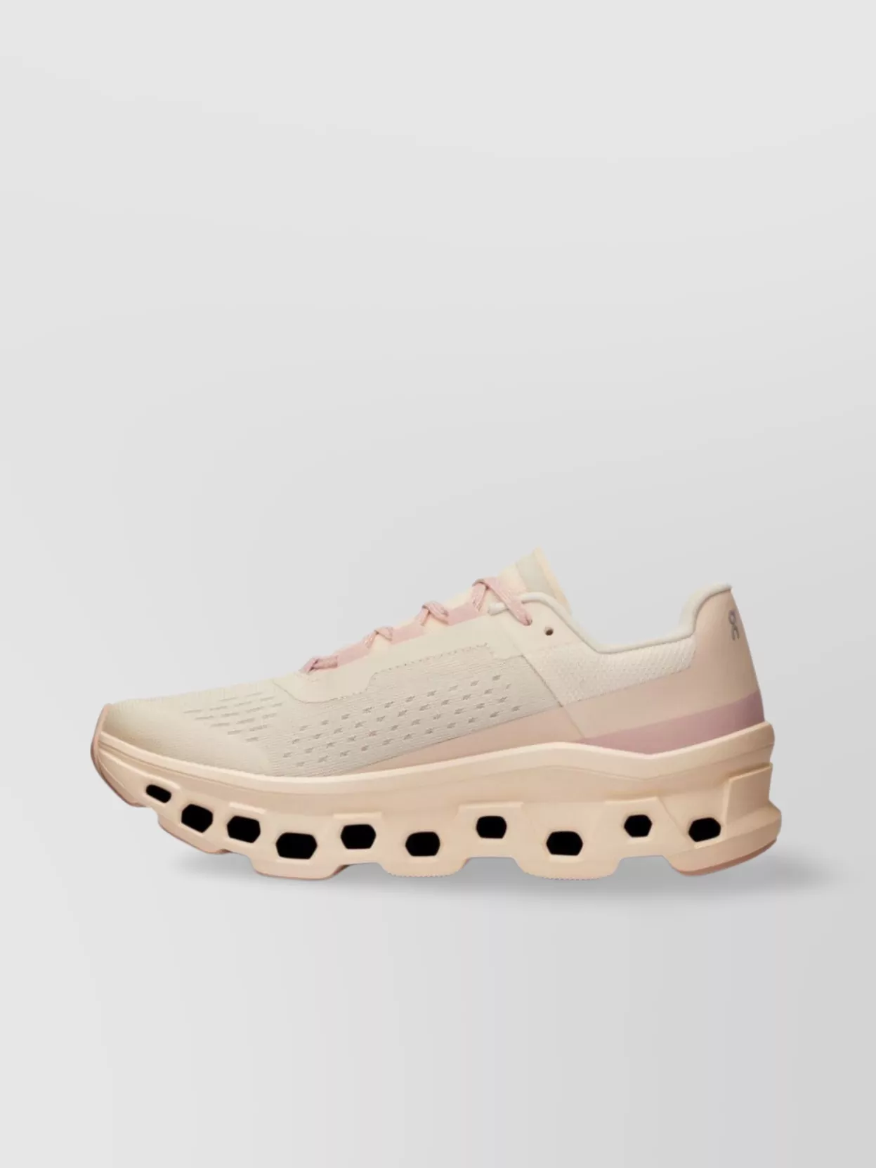 On Skybeast Lace-Up Sneakers With Perforated Rubber Outsole