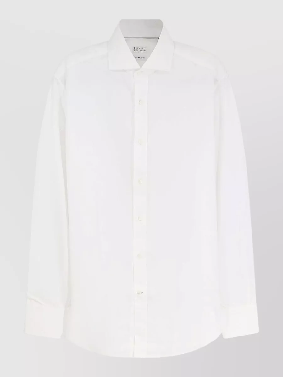 Brunello Cucinelli Cotton long-sleeve shirt