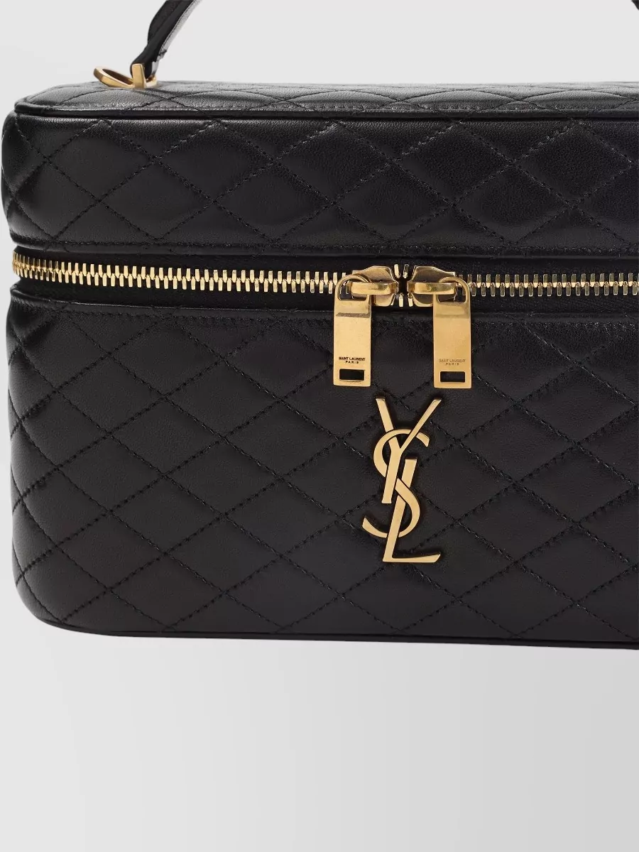 Saint Laurent Gaby Shoulder Bag Adjustable Strap Top Handle