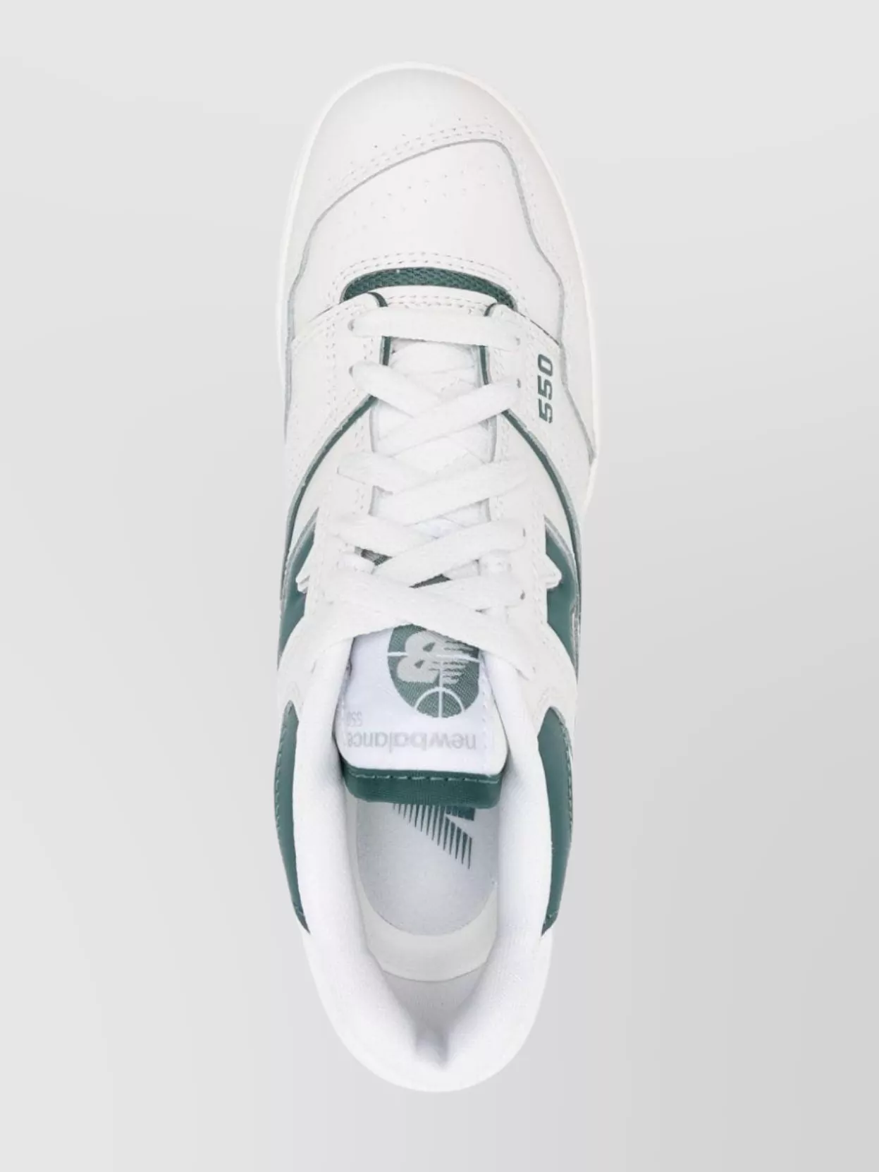 New Balance Leather Sneakers With Panelled Design And Rubber Sole