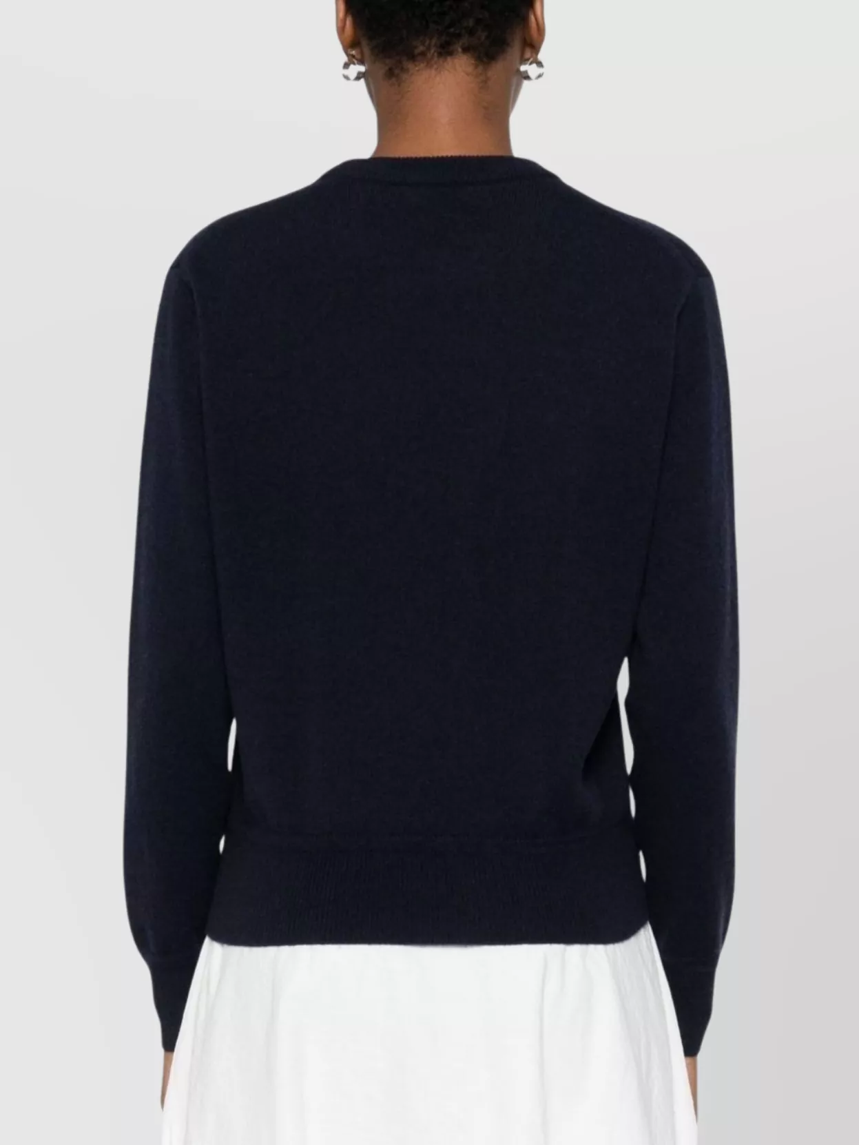 Bally Long Sleeve Crew Neck Knitwear Top