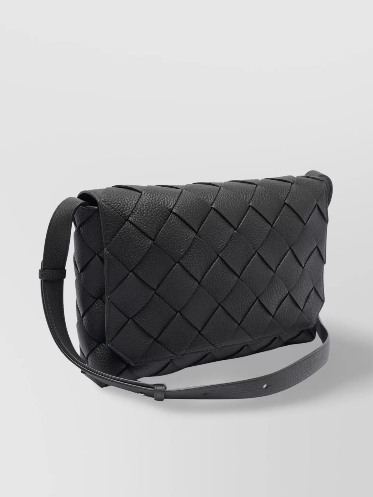 Bottega Veneta Diago Large Intreccio Leather Messenger Bag