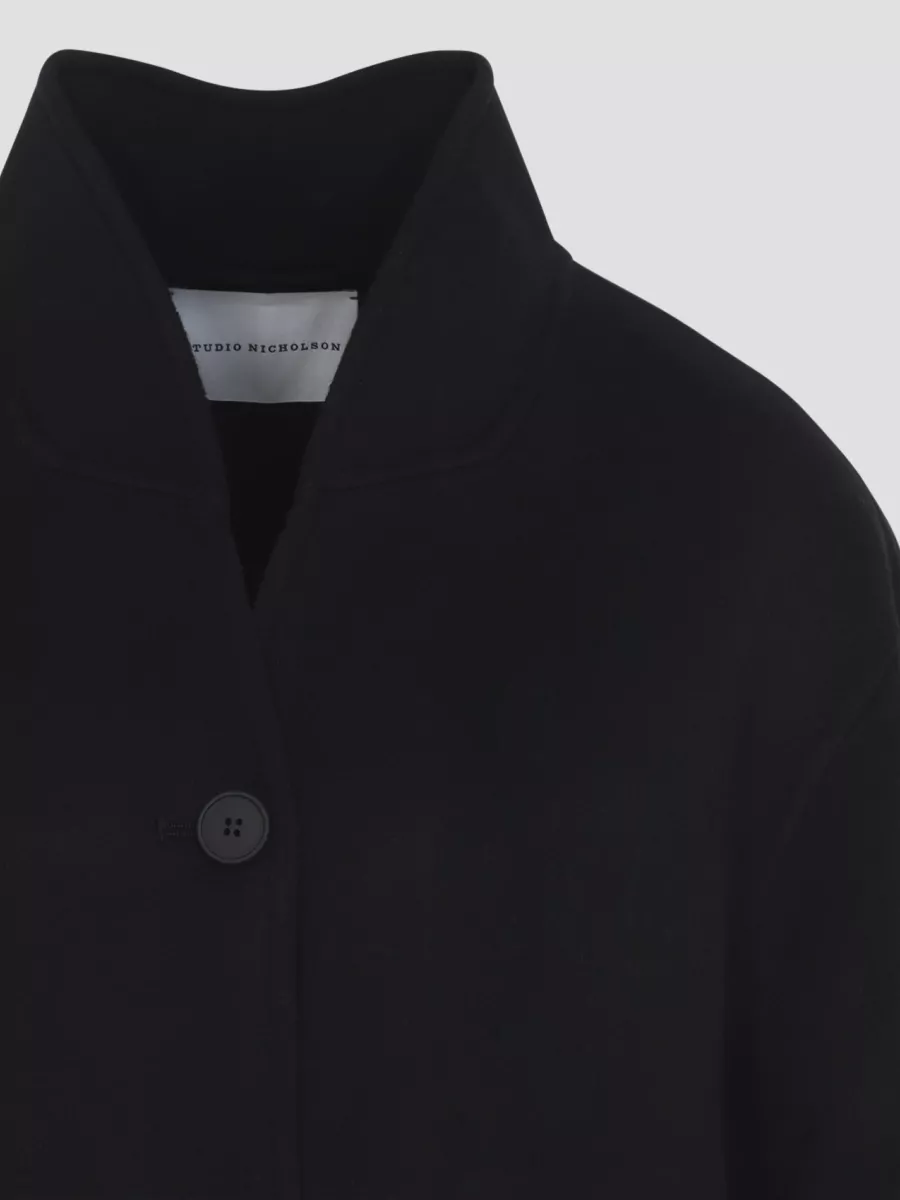 Studio Nicholson Wool Single-Breasted Coat