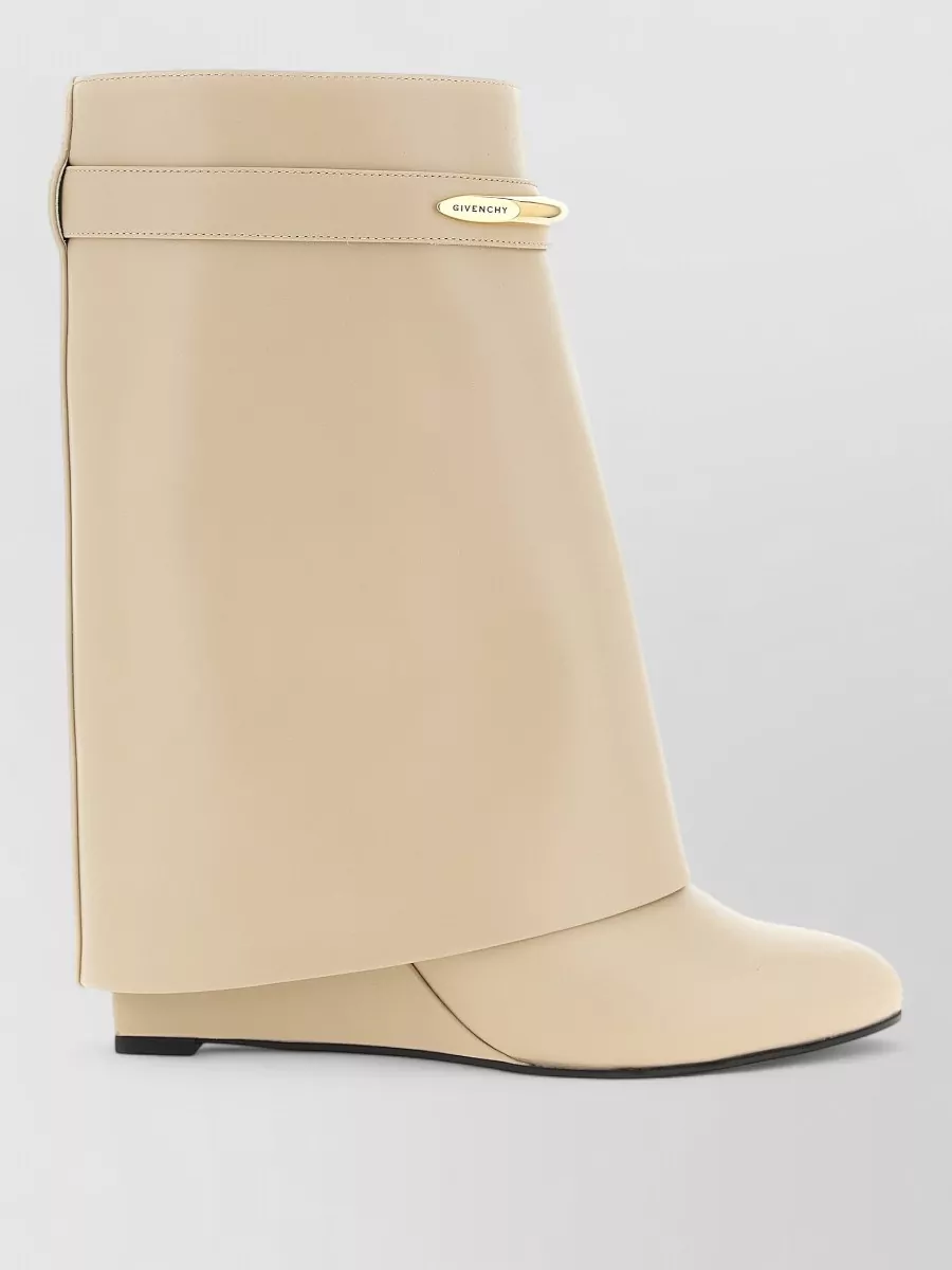 Givenchy Shark Pinch Ankle Boots Wedge Heel