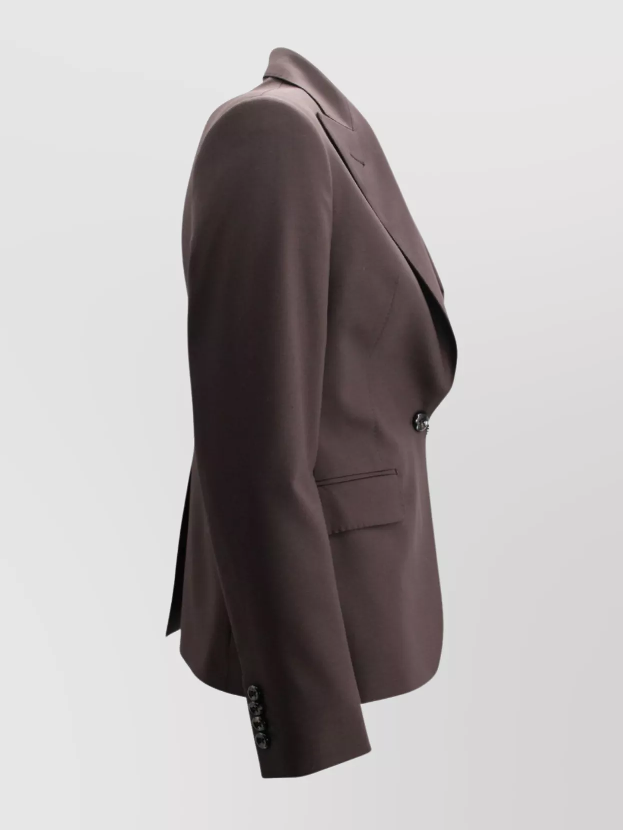 Tagliatore Tailored Blazer With Flap Pockets And Vent In Purple