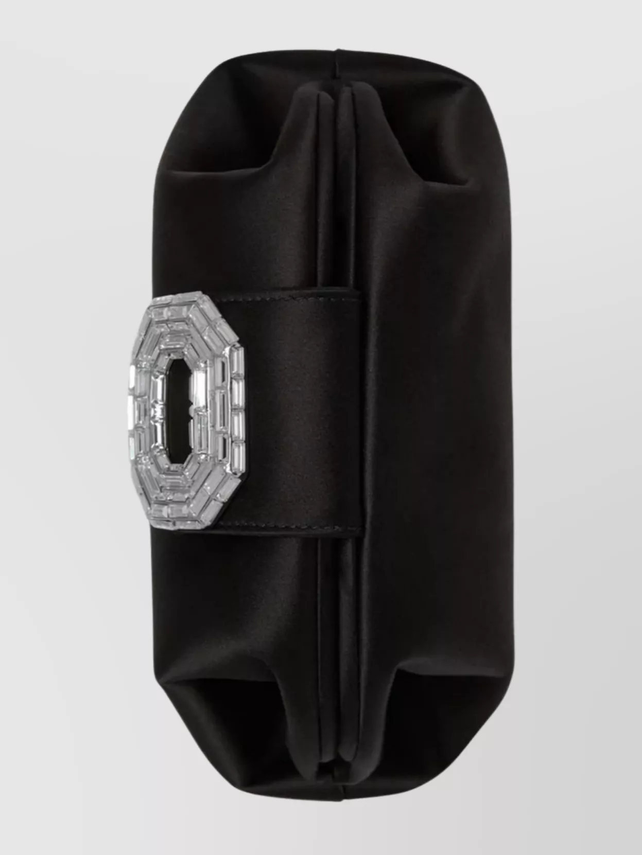 Amina Muaddi Rectangular Clutch Bag Chain Strap