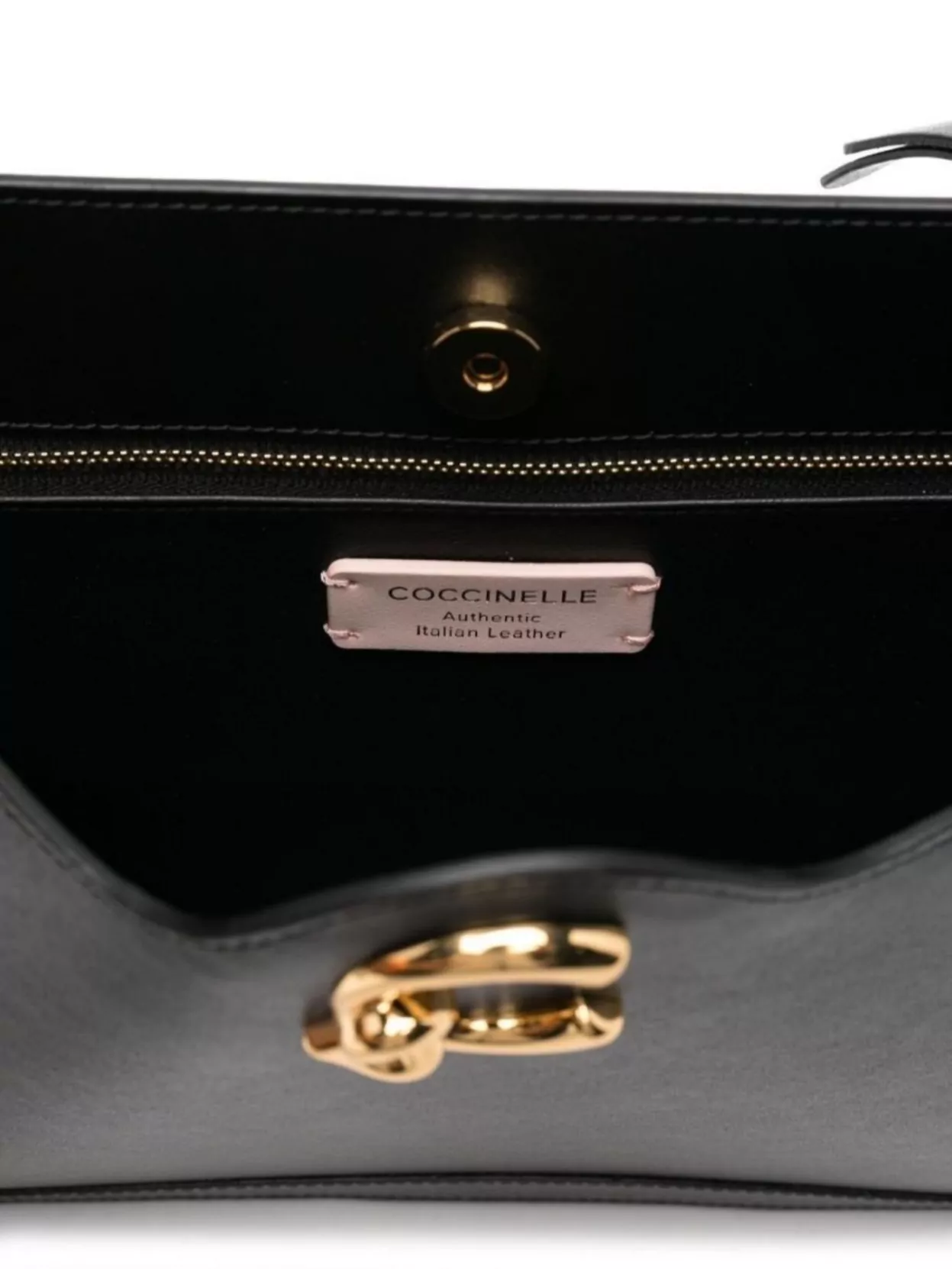 Coccinelle Shoulder Bag With Detachable Strap And Top Handle