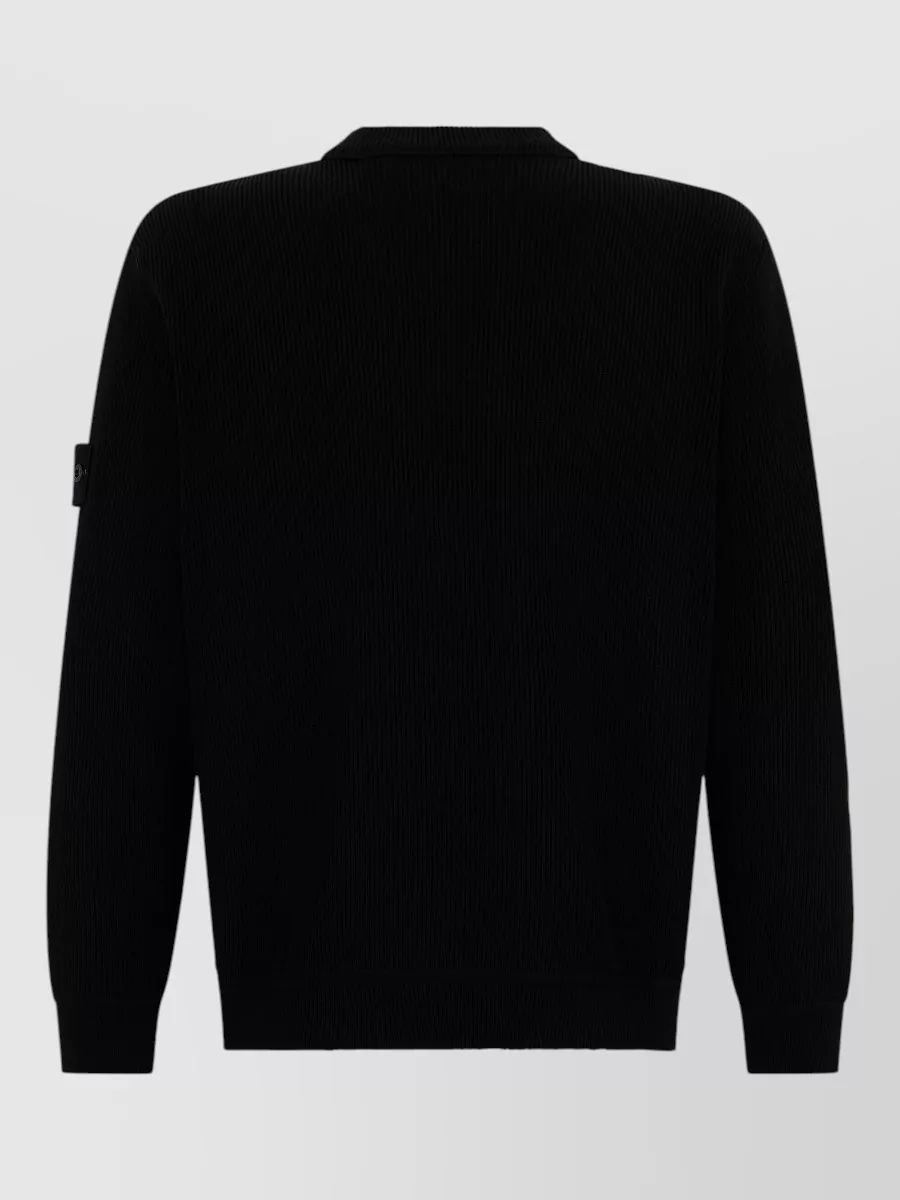 Stone Island Cotton Long-Sleeve Crew-Neck Sweater