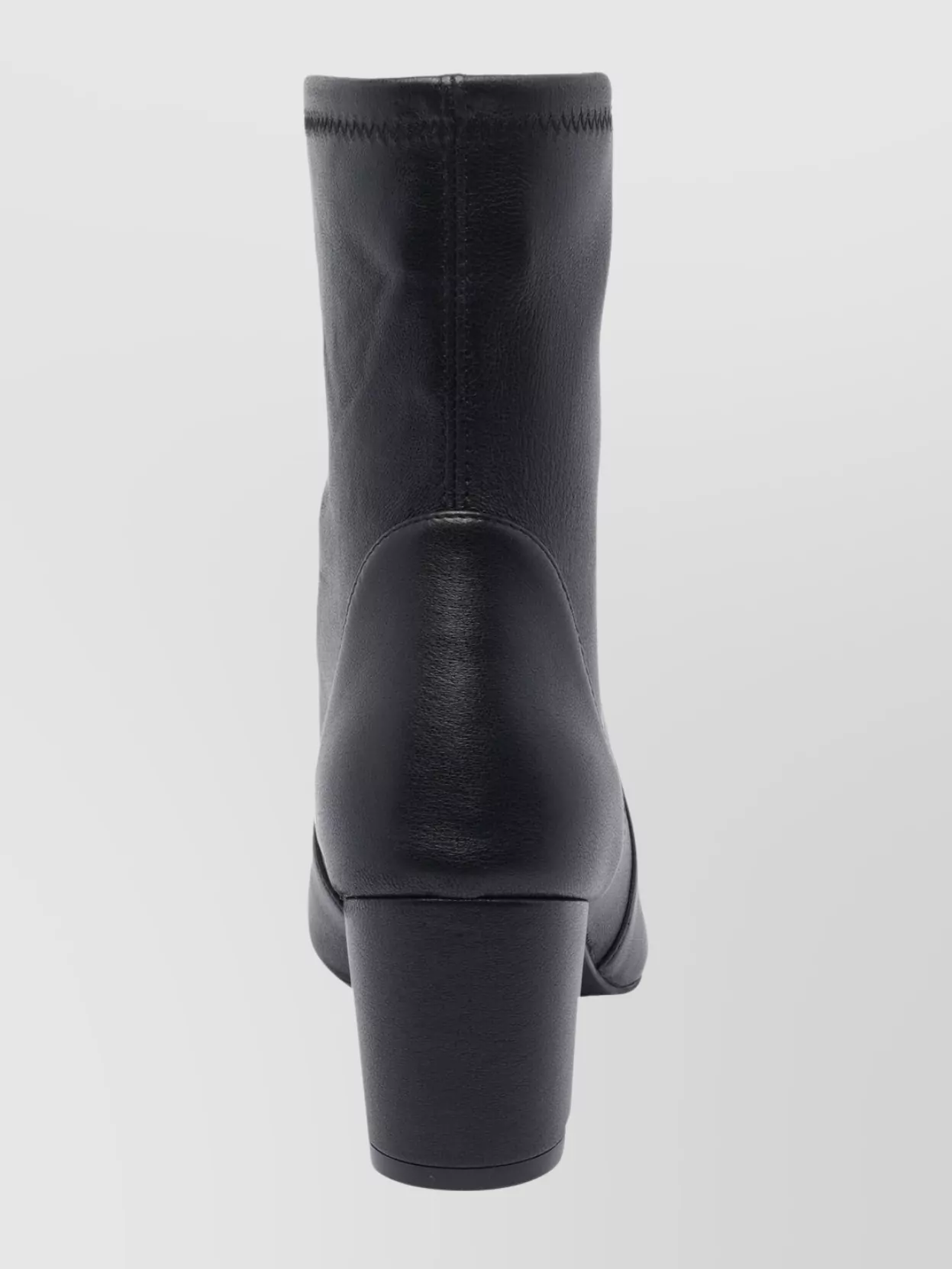Stuart Weitzman Yuliana Stretch Leather Ankle Booties In Black