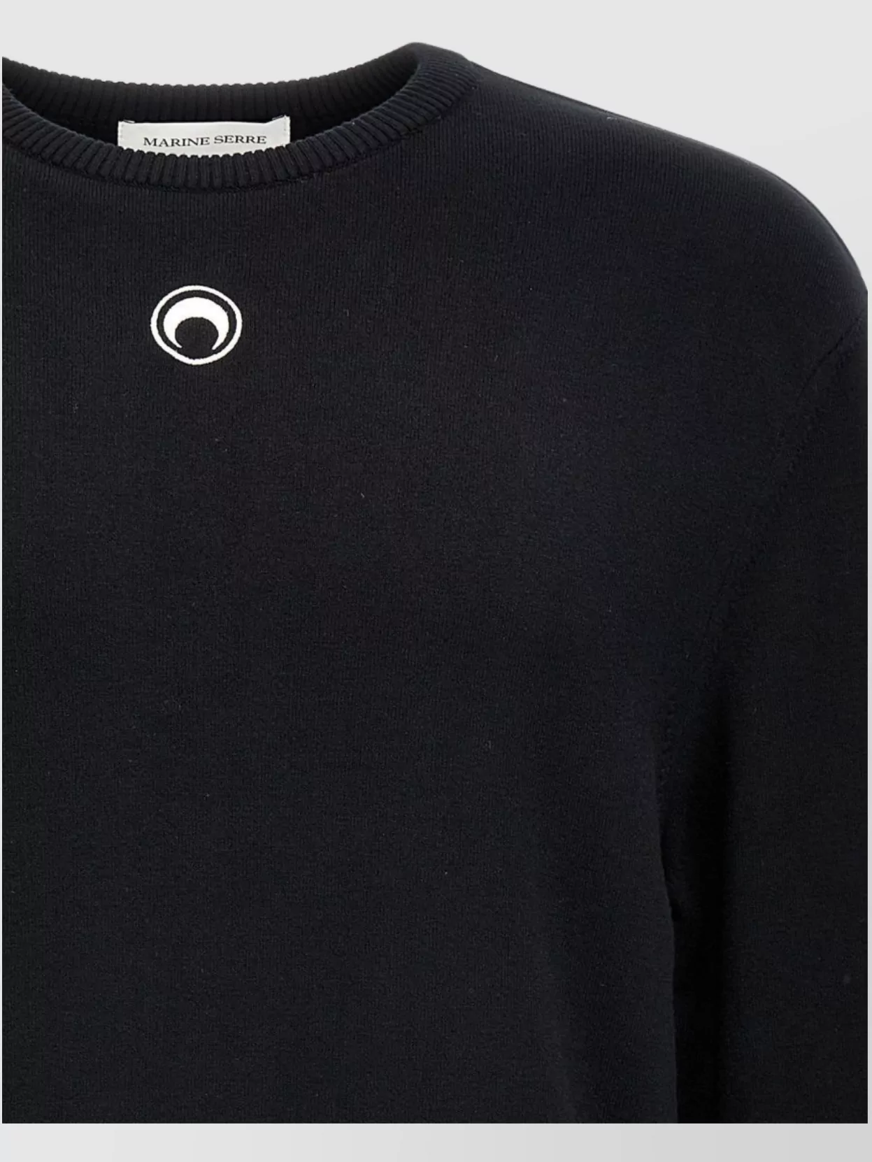 Marine Serre 'Lune Logo' Crew Neck Sweater