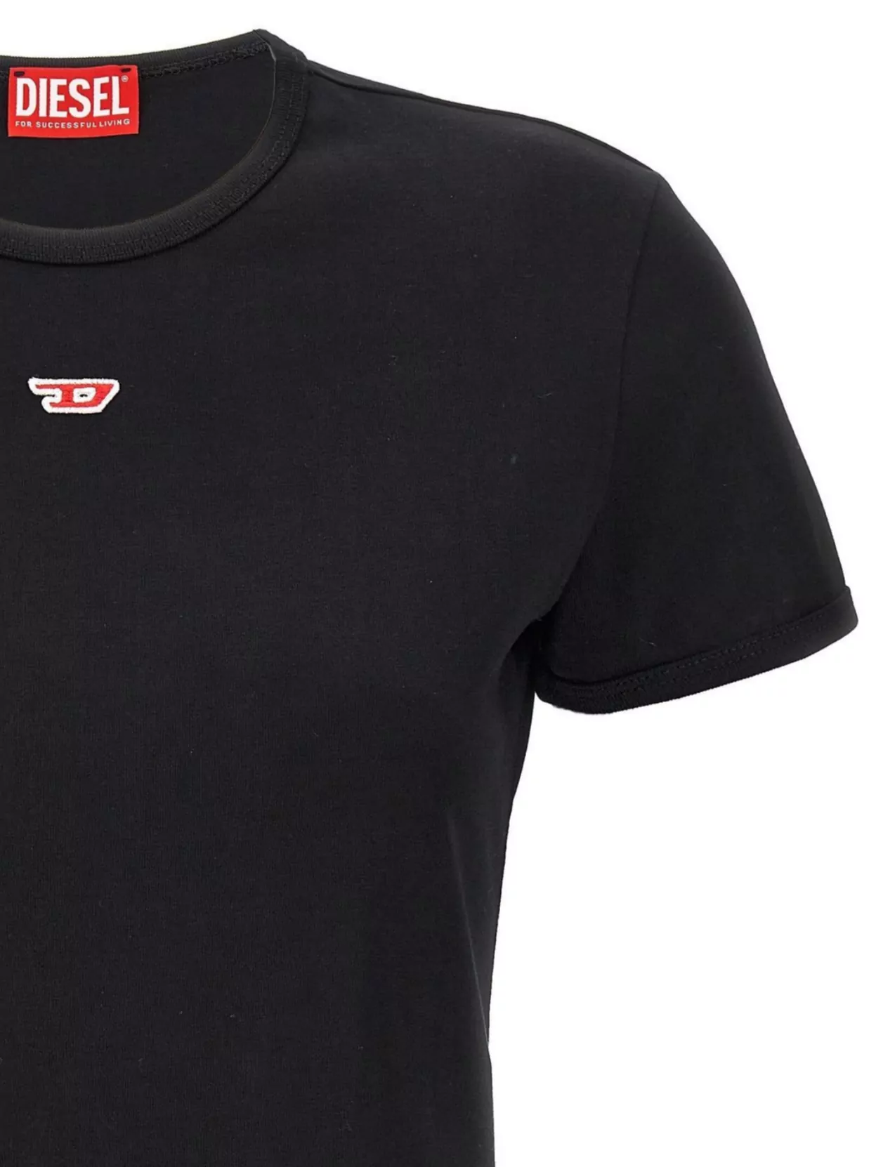Diesel 'Long-D' Crew Neck T-Shirt