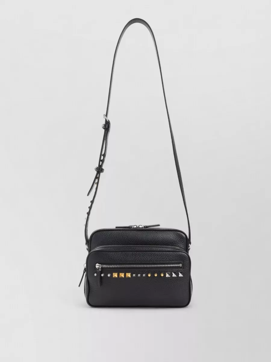 Valentino Garavani Leather Studded Crossbody Bag