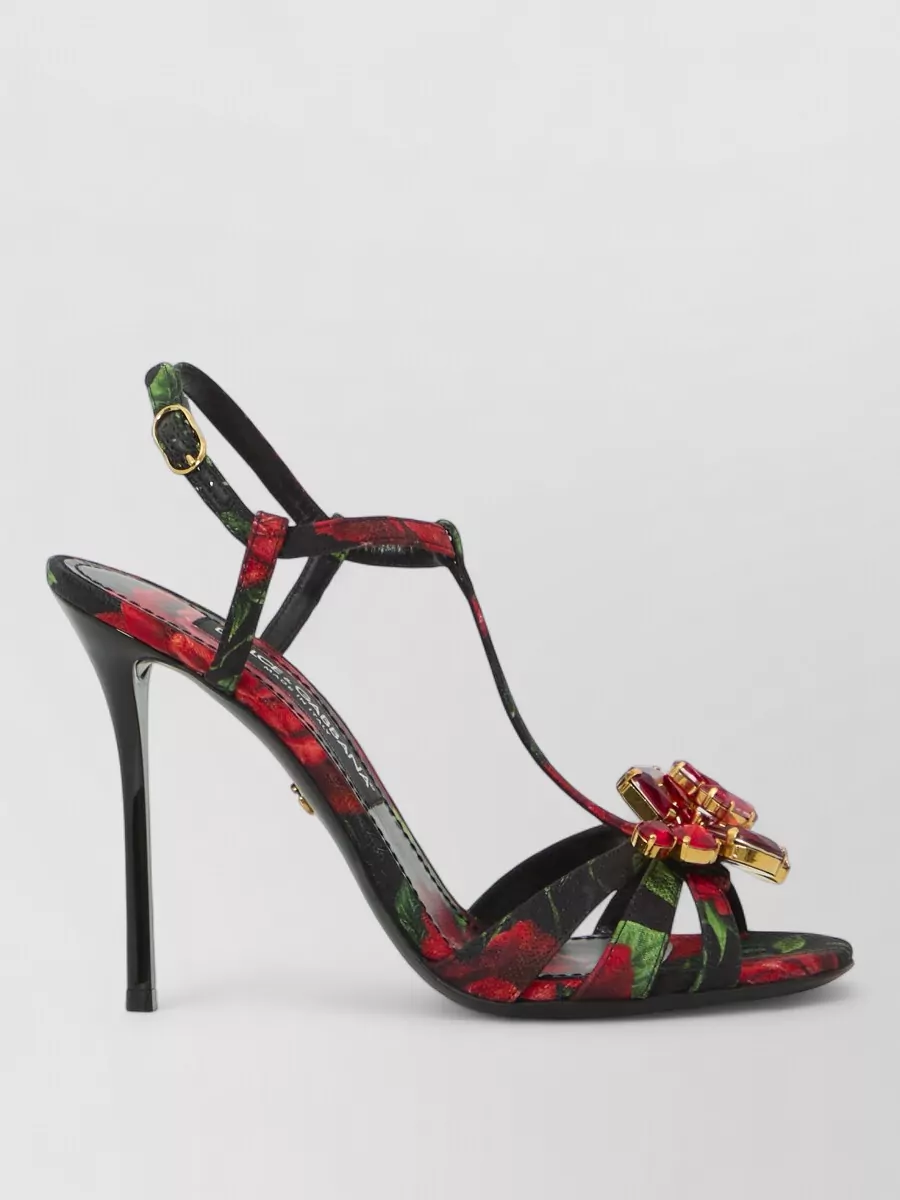 Dolce&Gabbana crystal-embellished brocade sandals