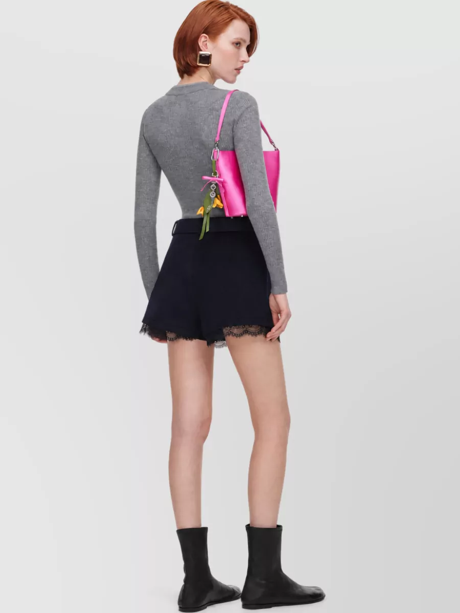Self-Portrait Wool Lace Skort