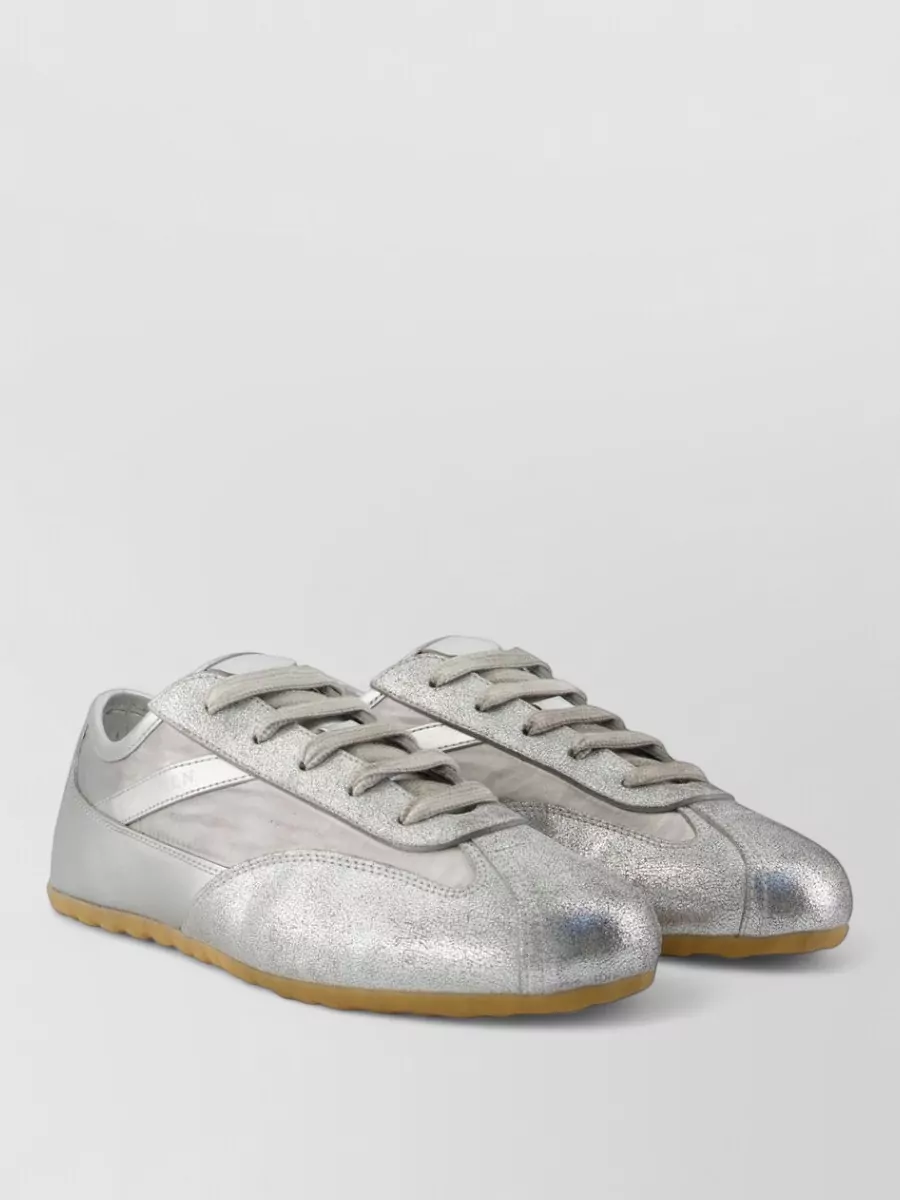 Alexander McQueen Leather lace-up sneakers