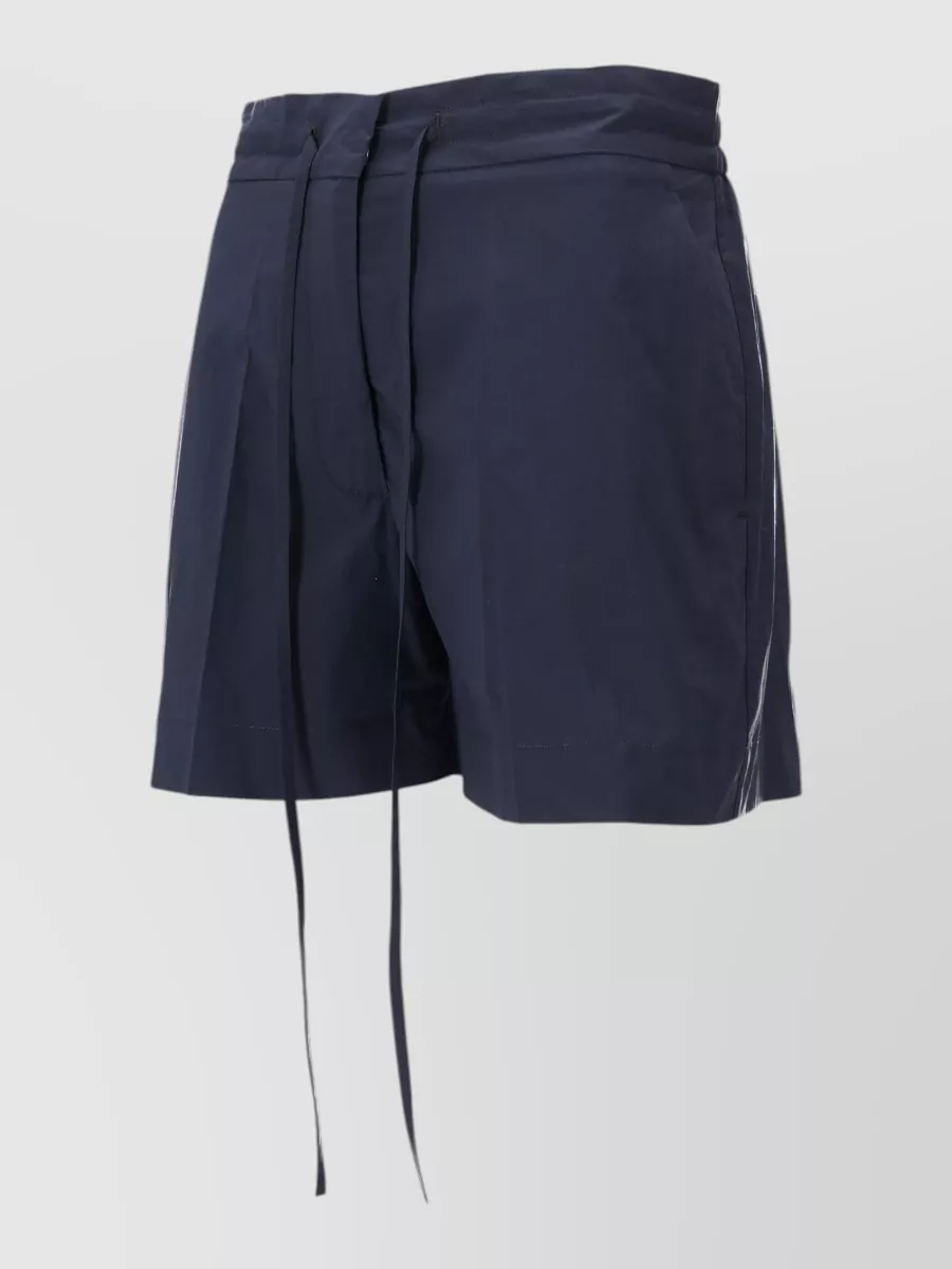 Parosh Pleated Front Tailored Shorts Side Pockets