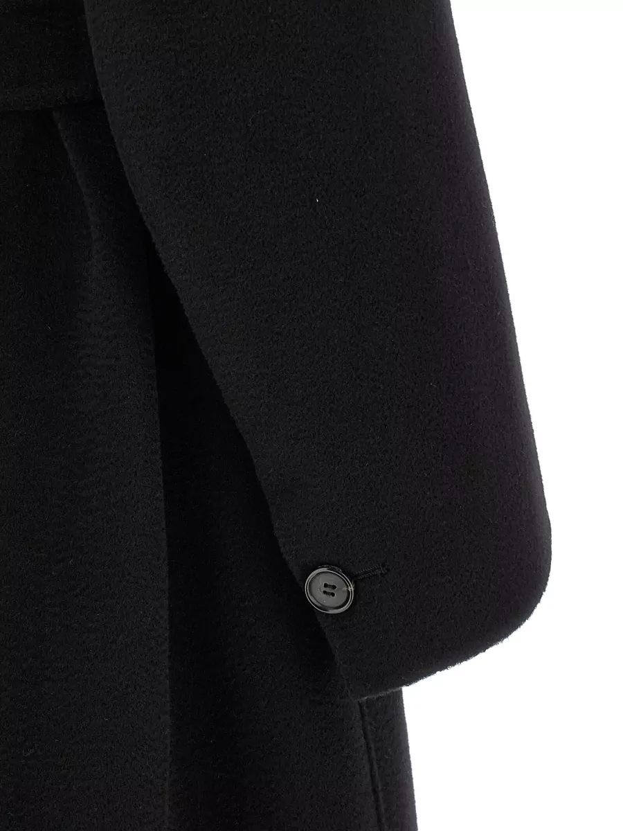 S Max Mara Cashmere Double-Breasted Long Coat